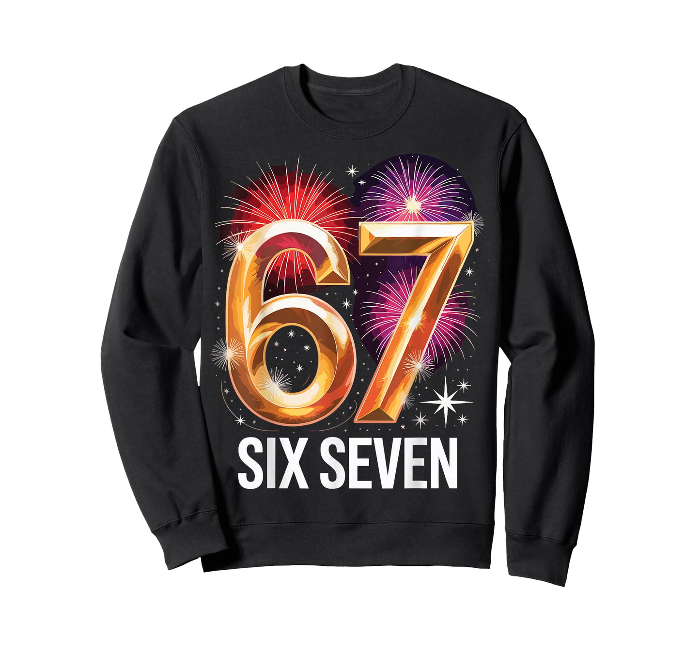 67 New Years Eve Party Pajama Shirt 6 7 Meme 67 2026 T-Shirt