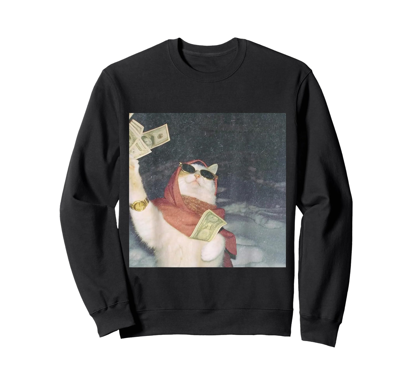 Cat Wearing Sunglasses Meme T-Shirt