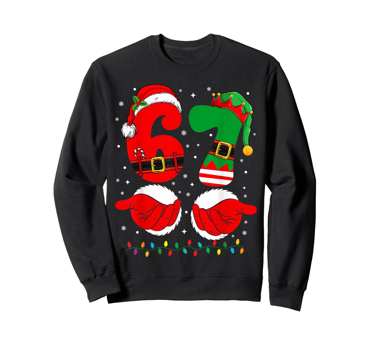 Funny 67 Christmas 6 7 Meme Six Seven for Boys Teacher Kids T-Shirt