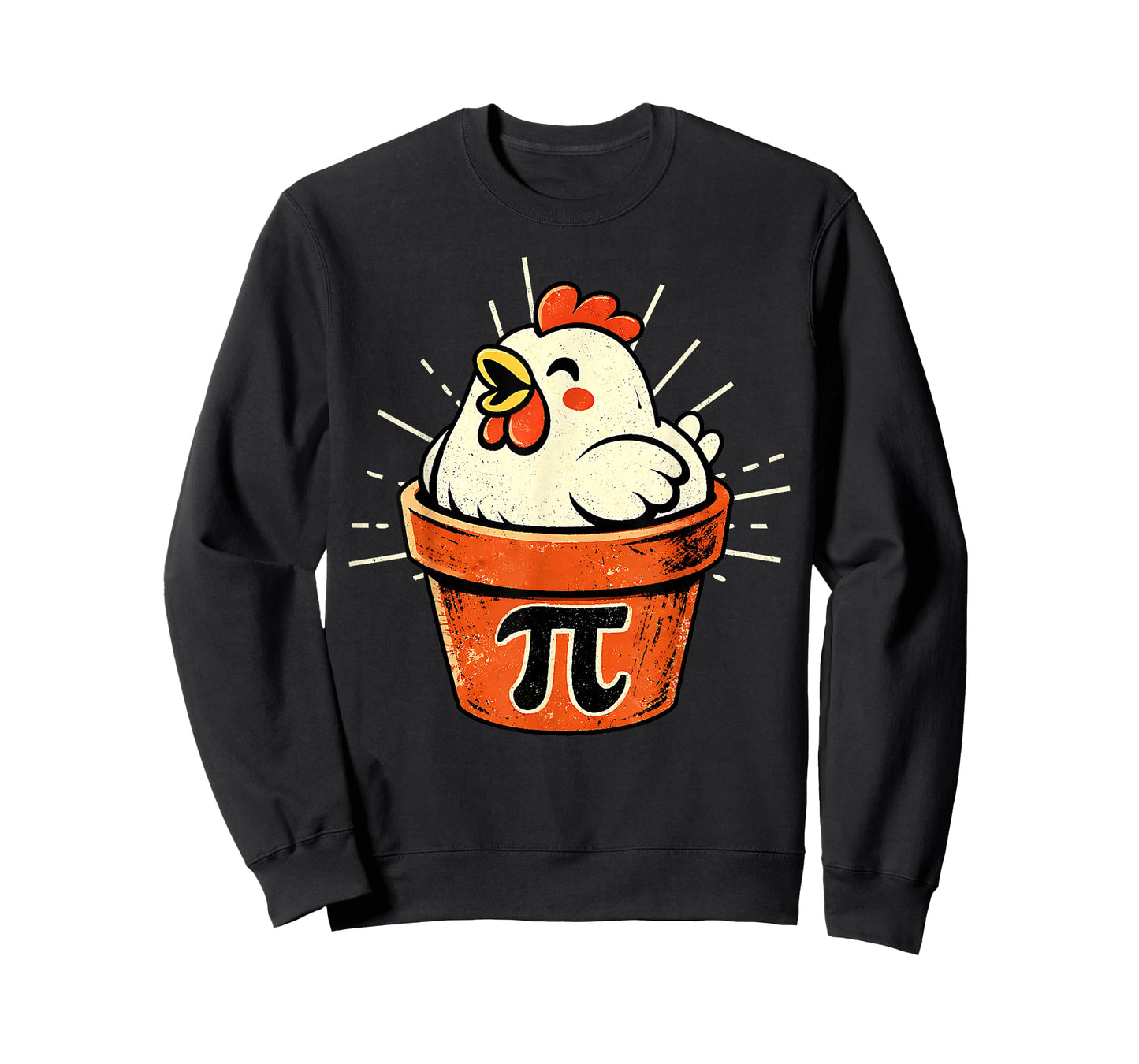 Funny Chicken Pot Pi Day 3.14 Pie Math Lover Teacher Kids T-Shirt