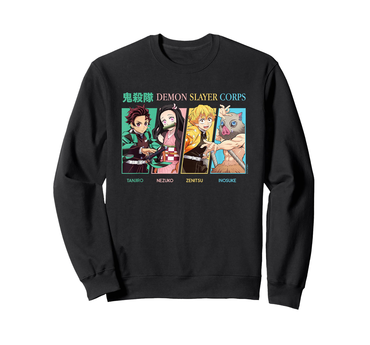Demon Slayer: Kimetsu no Yaiba Tanjiro Nezuko Corps Portrait T-Shirt