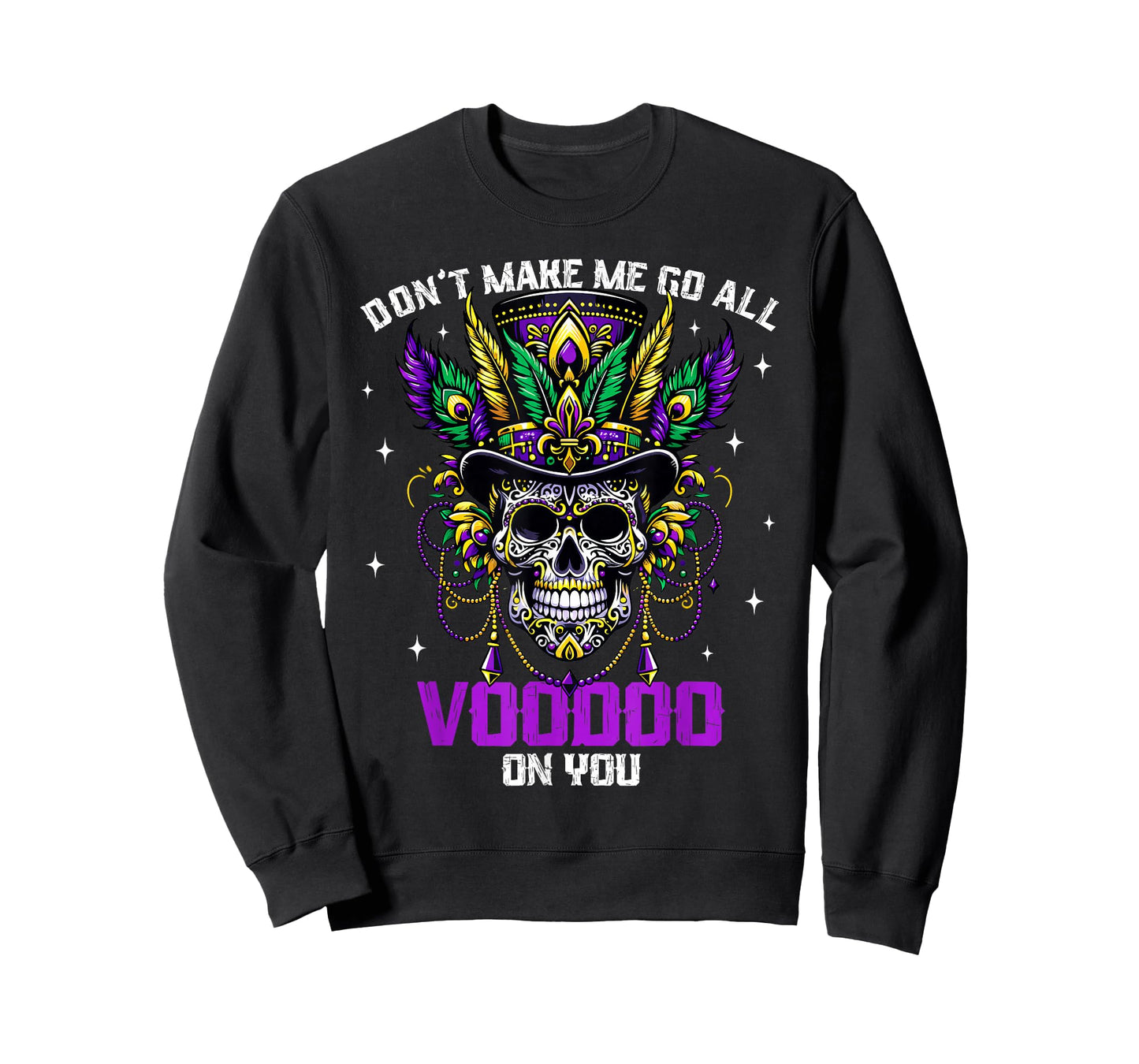 Mardi Gras Priest New Orleans Witch Doctor Voodoo T-Shirt