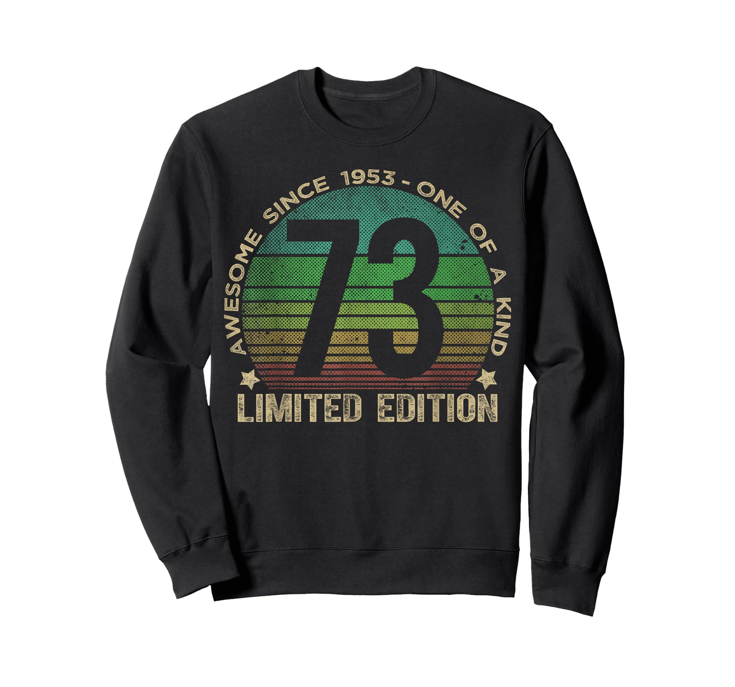 73 Year Old Gifts Vintage 1953 Limited Edition 73rd Birthday T-Shirt