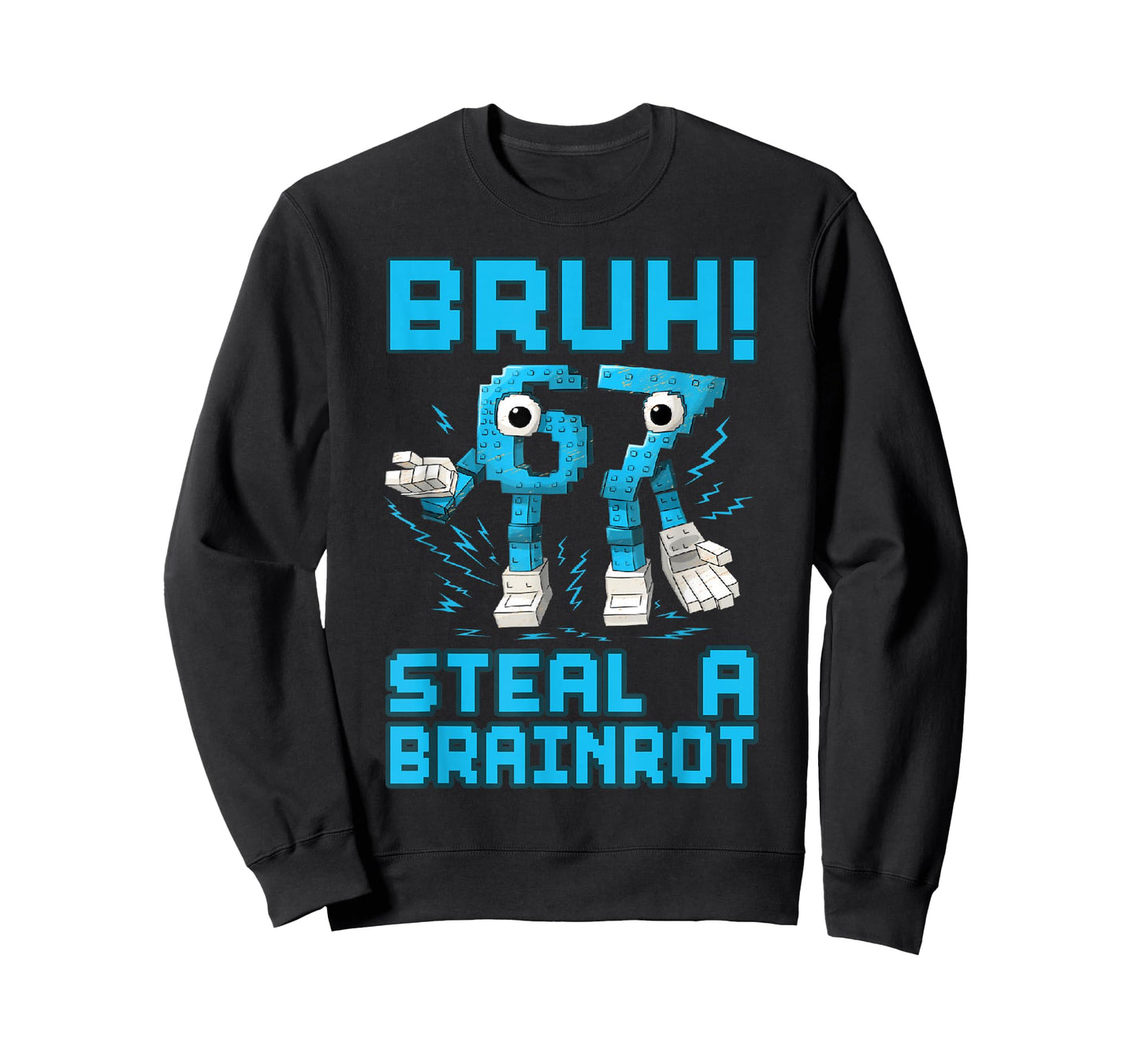 67 Bruh Steal A Brainrot Funny Meme 6 7 Boys Girl Kids Youth T-Shirt