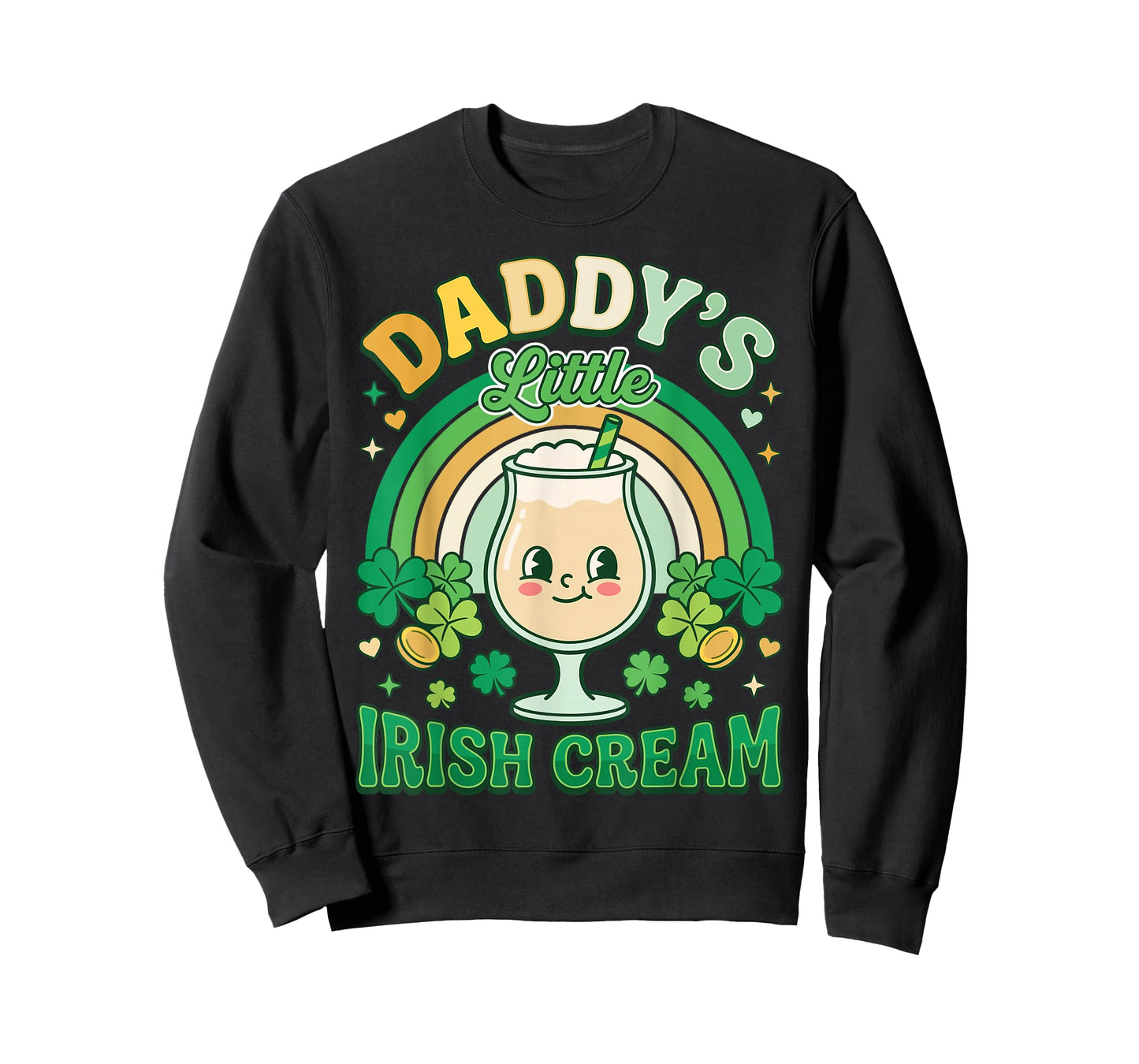 Funny Inappropriate St Patricks Day Daddy Irish Cream Womens T-Shirt