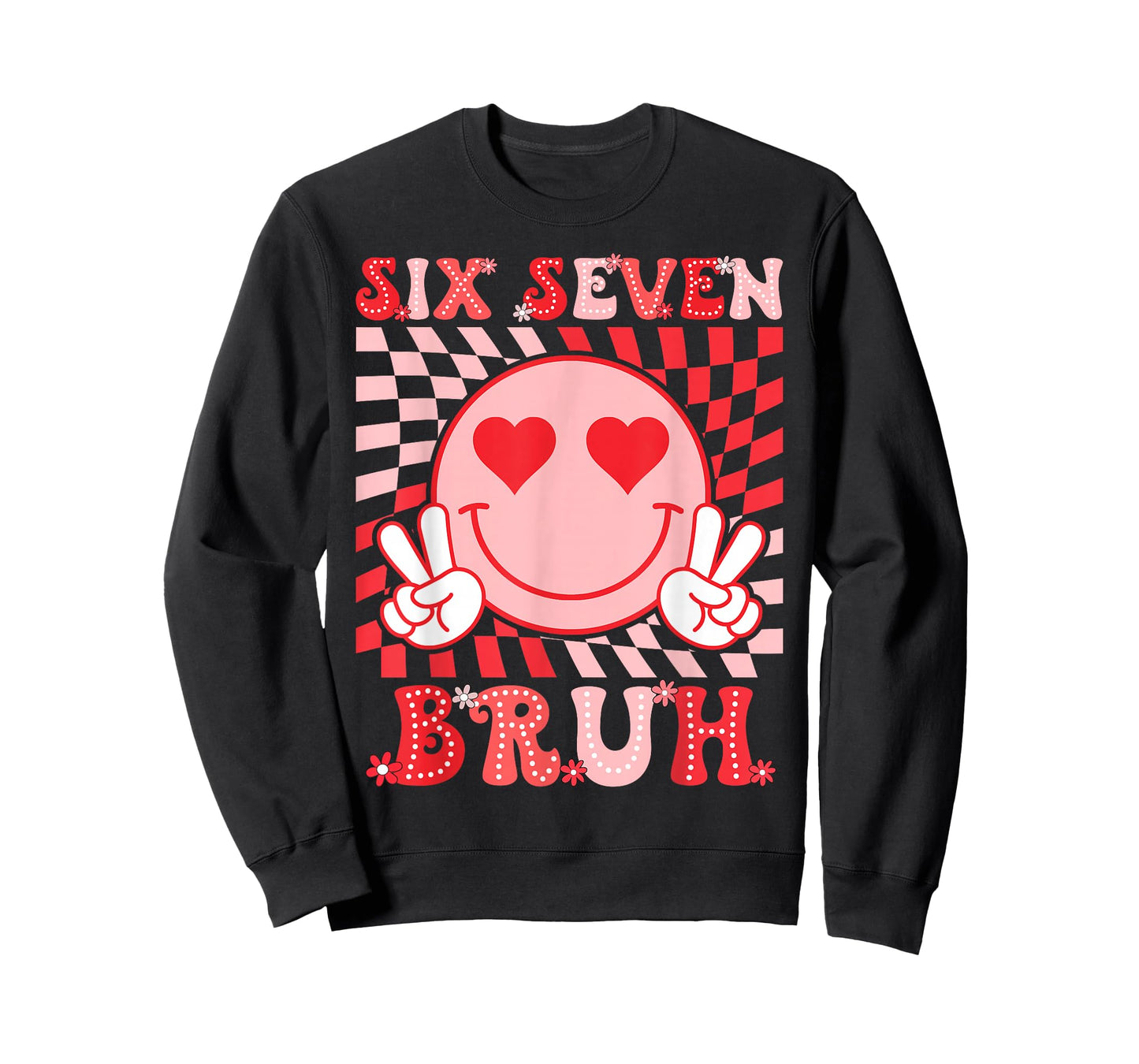 Six Seven 67 Meme Cool Valentine’s for Teens Boys Girls Kids T-Shirt