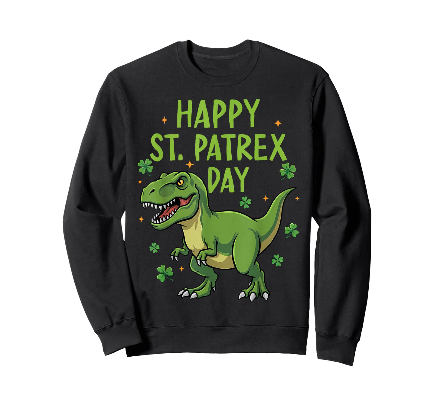 Happy St Patricks Pa Trex Day Dino Boys Kids Toddler T-Shirt