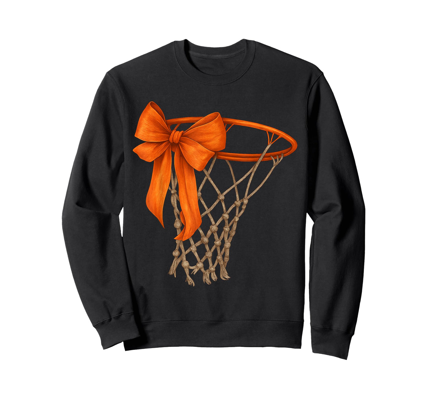 Basketball Hoop with Bow Cute Basketball Aesthetic T-Shirt