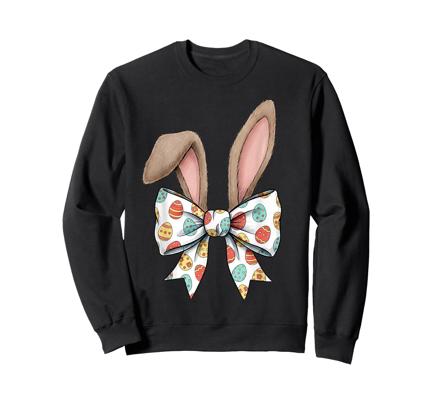 Easter Day Coquette Bow Cute Bunny Rabbit Women Girls Teens T-Shirt