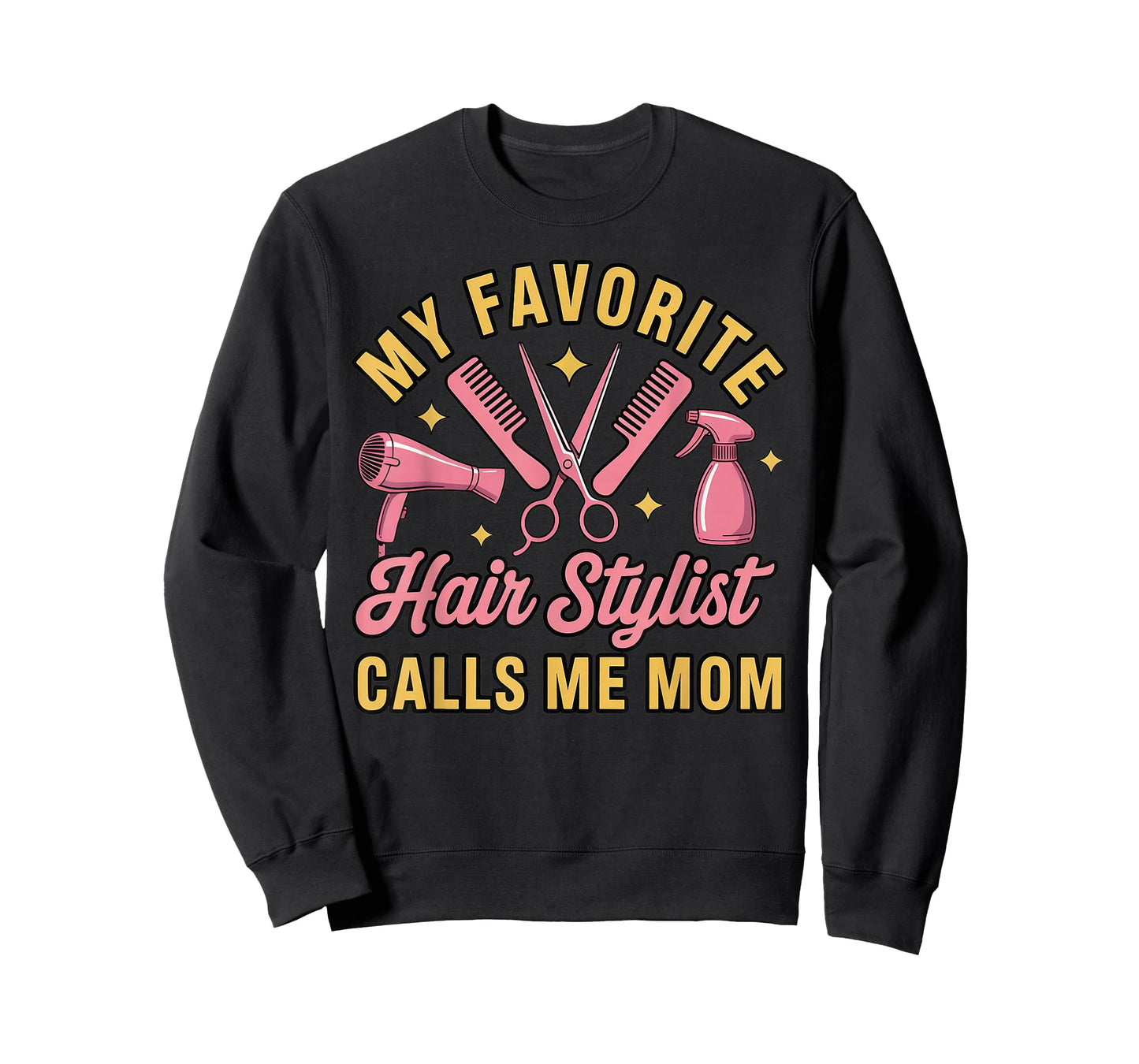 Calls Mom Barber Cosmetology Hair Salon Hairdresser T-Shirt
