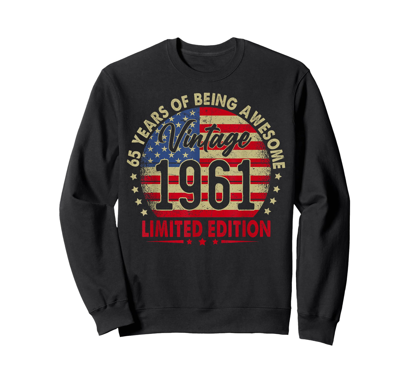 Vintage 1961 Limited Edition 65th Birthday 65 Years Old T-Shirt