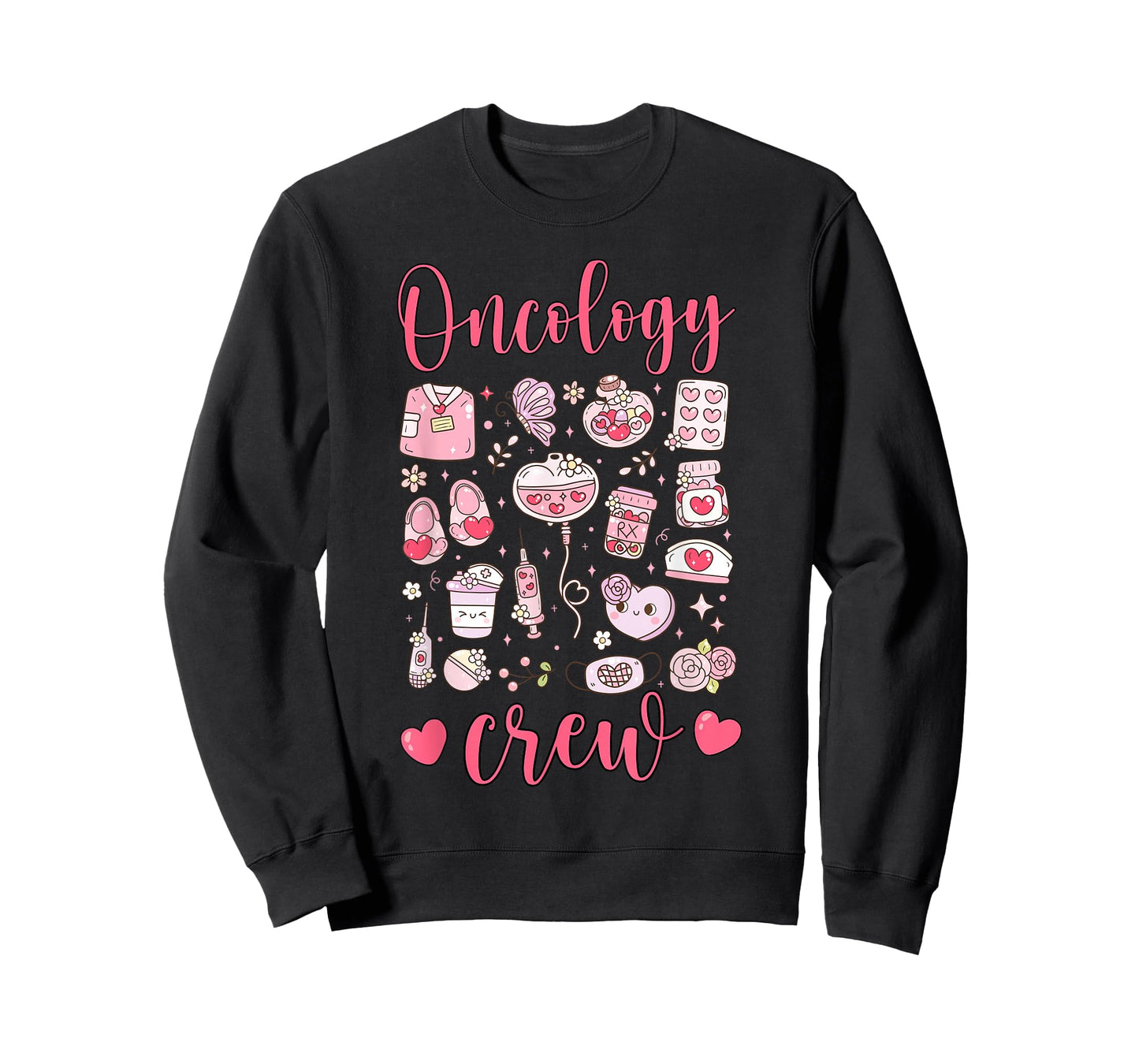 Oncology Crew Valentines Day ONC Nursing Oncologist Medical T-Shirt