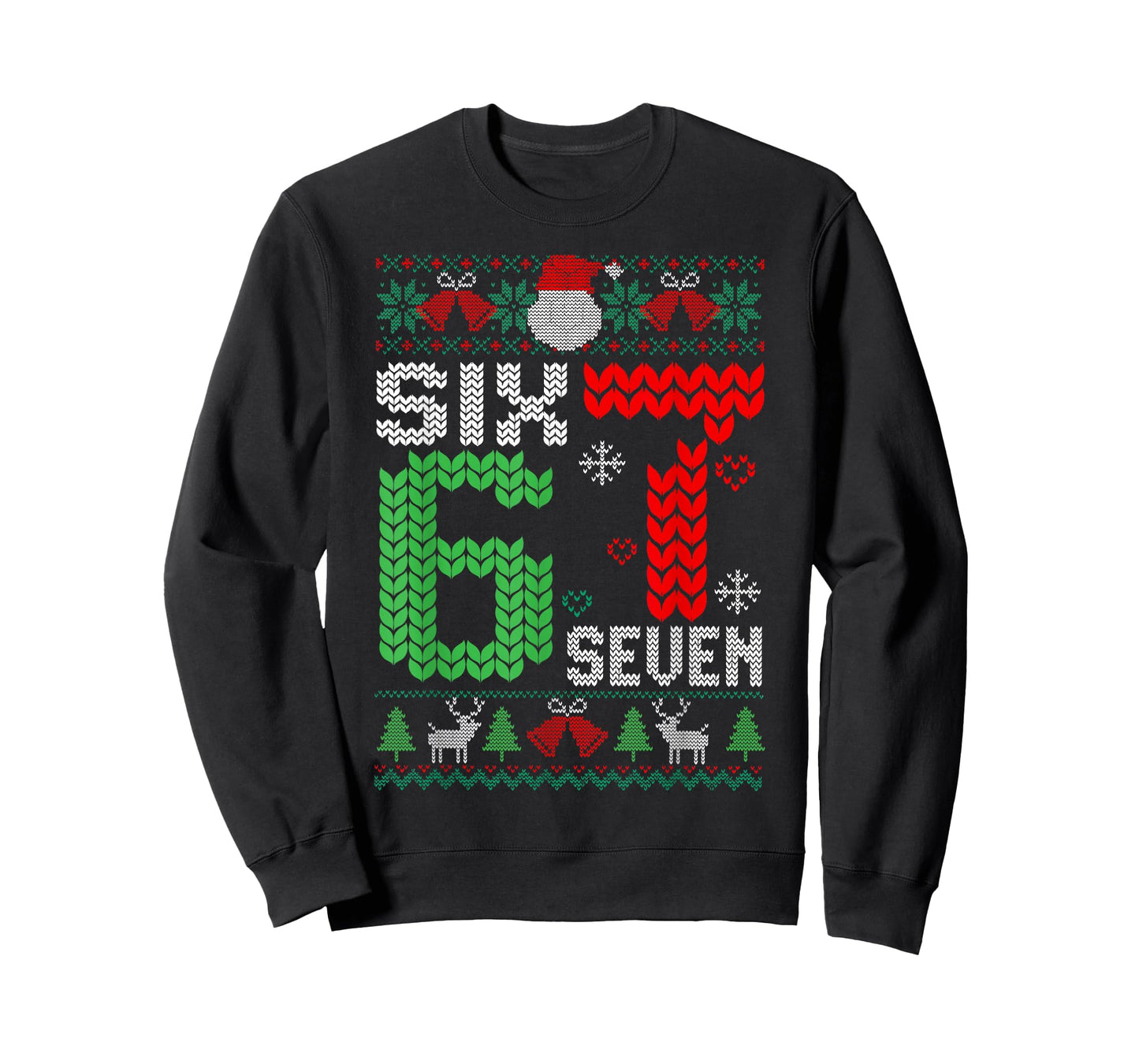 67 Meme Six Seven Christmas Ugly Sweater for Kids Boys Girls T-Shirt