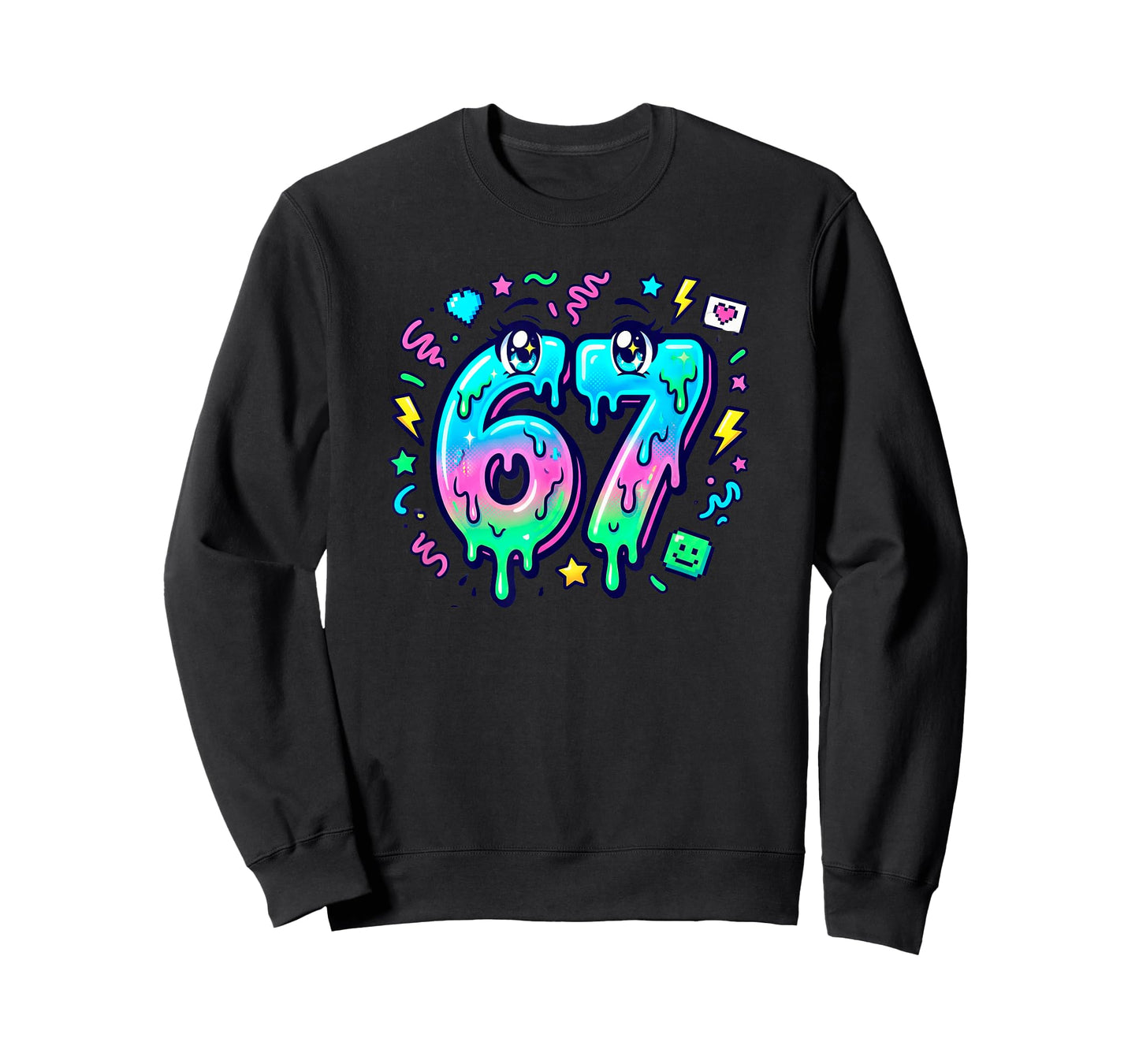67 Kawaii Brainrot Design T-Shirt