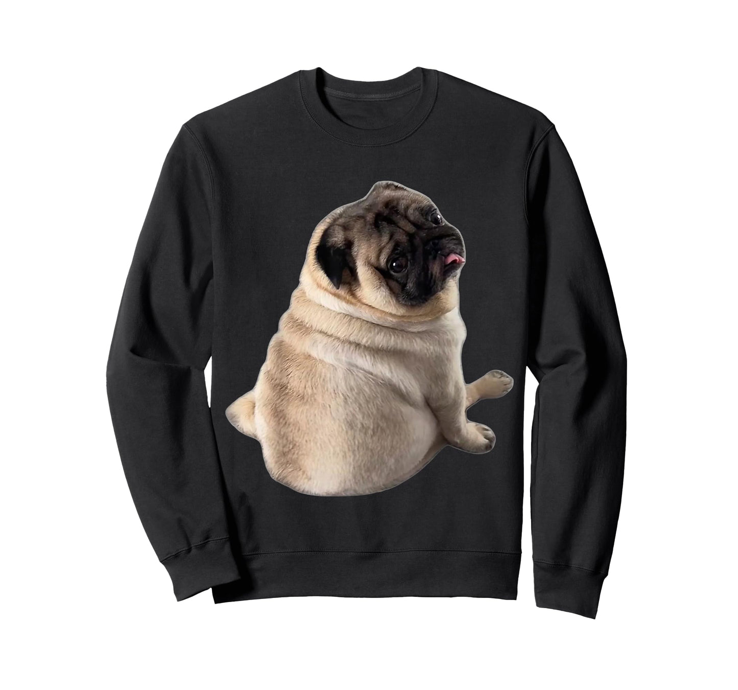 Funny Pug Meme Dog Silly Pug Dog Meme Humor Graphic Tee Gift T-Shirt