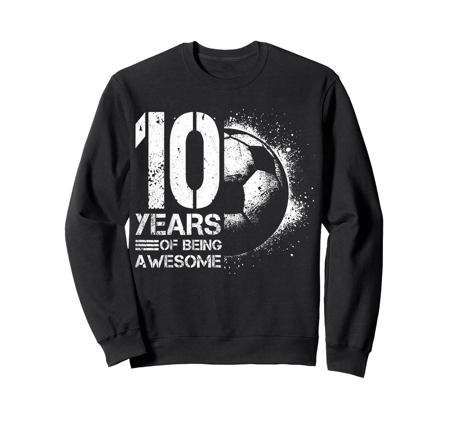 10th Birthday Boy Girl Soccer Player Football 10 Years Old T-Shirt