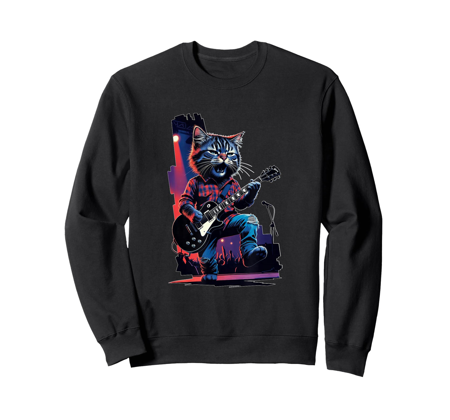 90's Grunge Rock Band Cat T-Shirt