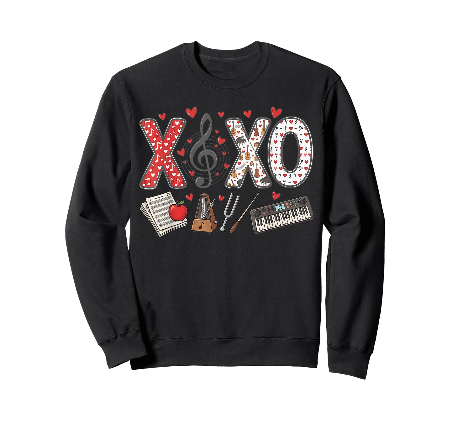 XOXO Musician Instrument Music Teacher Valentines Musician T-Shirt