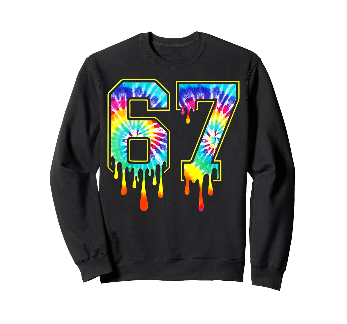 67 Number Meme Funny Six Seven 6 7 Gen Alpha Slang T-Shirt