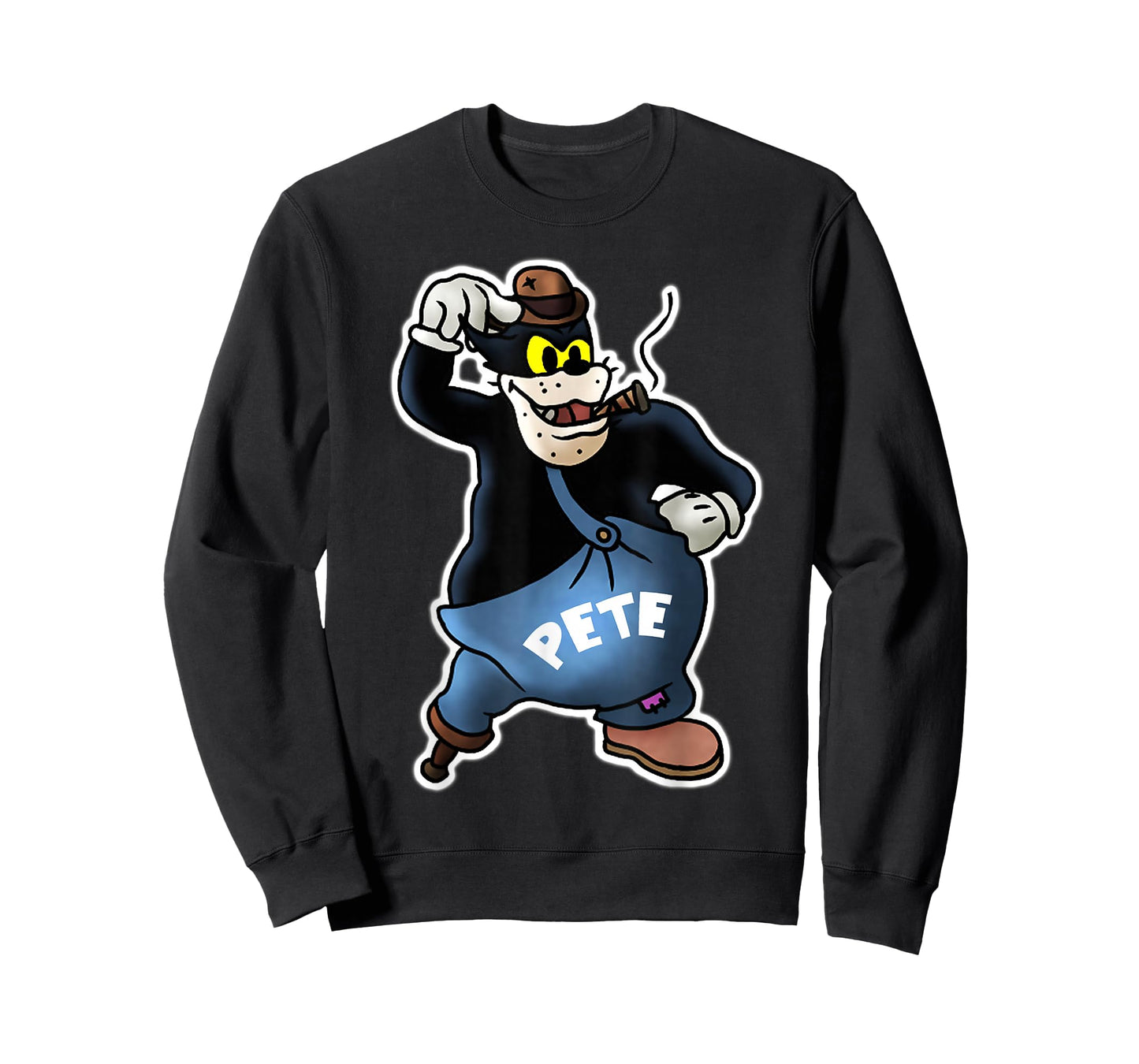 Peg Leg Pete Putrid Cartoon Vintage Villain T-Shirt