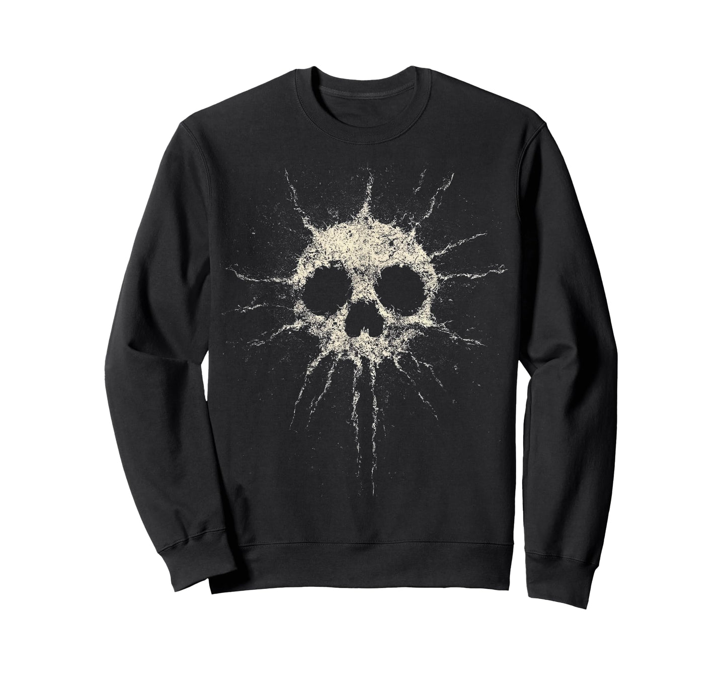 Skull Nu-Goth Glitch Art Y2K Grunge 2000s Aesthetic T-Shirt