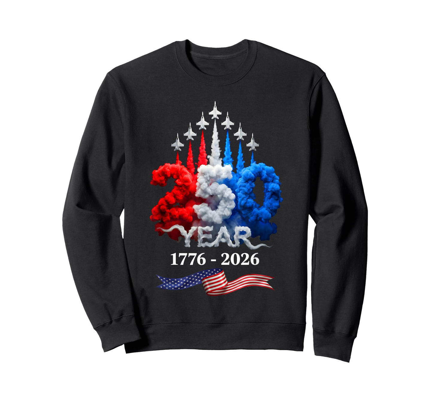 250 Years American 1776 2026 250th Birthday 4th of July T-Shirt