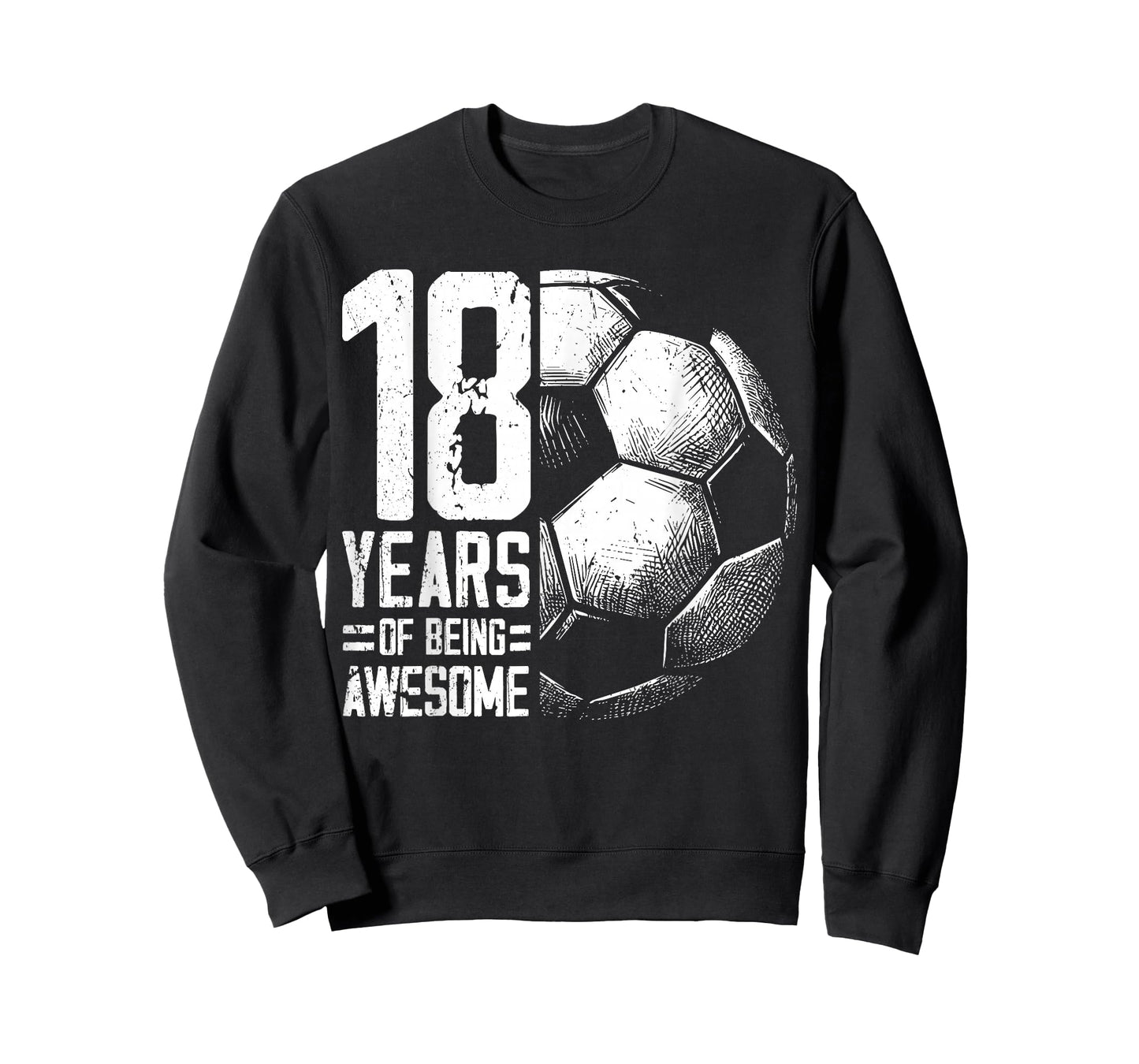 18th Birthday Boy Girl Soccer Player Football 18 Years Old T-Shirt