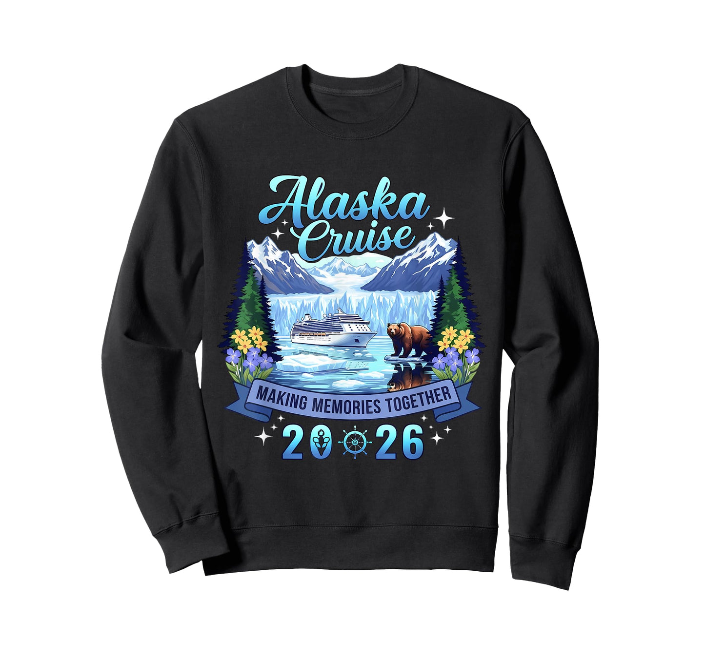 Alaska Cruise 2026 Cruisin Together Family Trip T-Shirt
