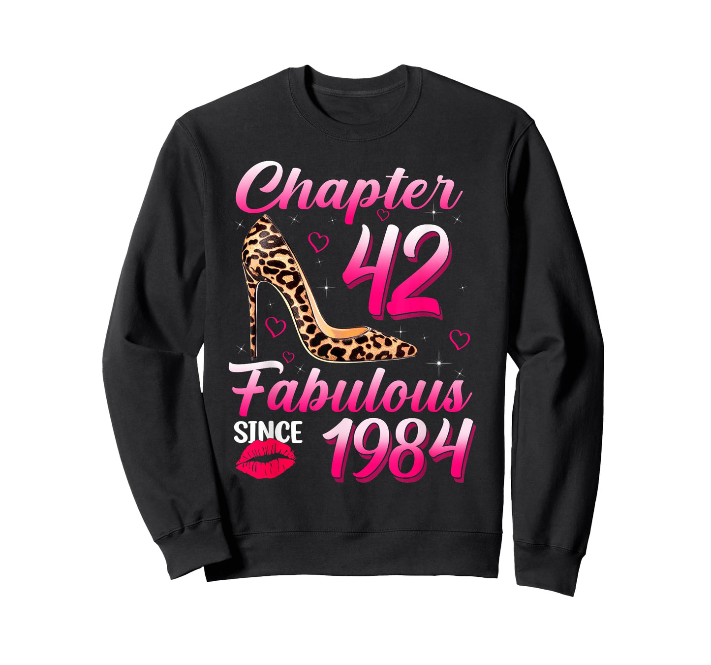 Chapter 42 Fabulous Since 1984 Leopard Queen Birthday T-Shirt
