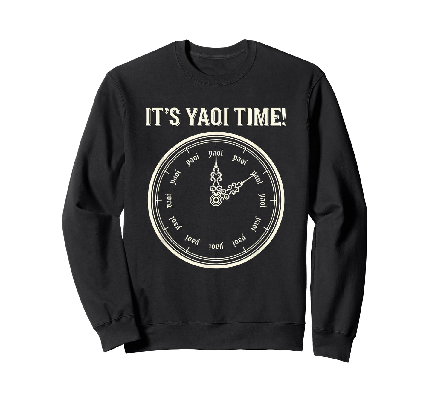 Anime Yaoi Clock, It's Yaoi Time! BL Otaku Manga Fan Design T-Shirt