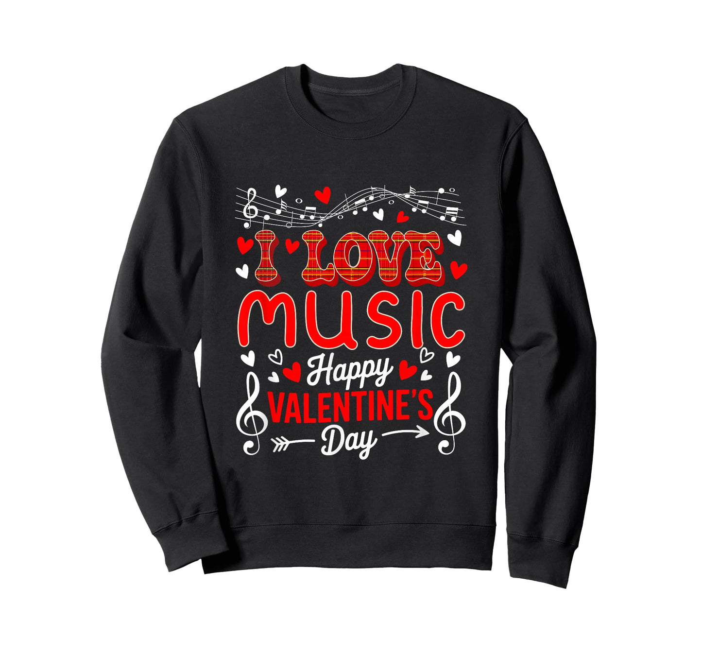 Love Music Happy Valentine's Day Music Teacher Students T-Shirt