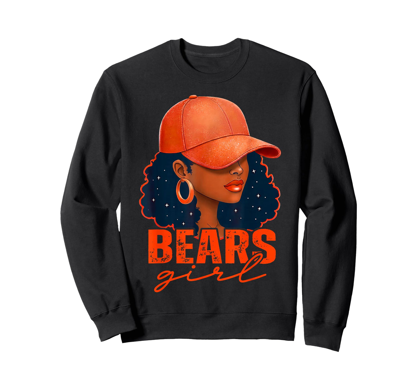 Vintage Bear Girl Black Women Sports Lover T-Shirt