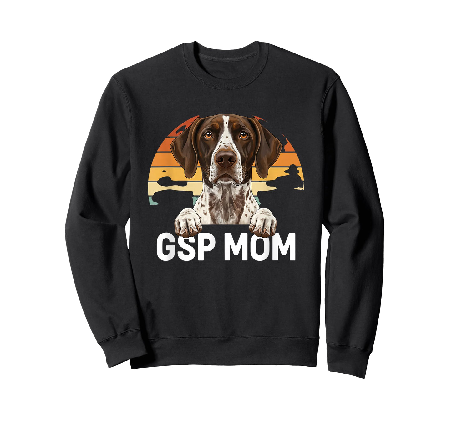 Dog GSP Mom, German Shorthaired Pointer Mom for Hunting Dog T-Shirt