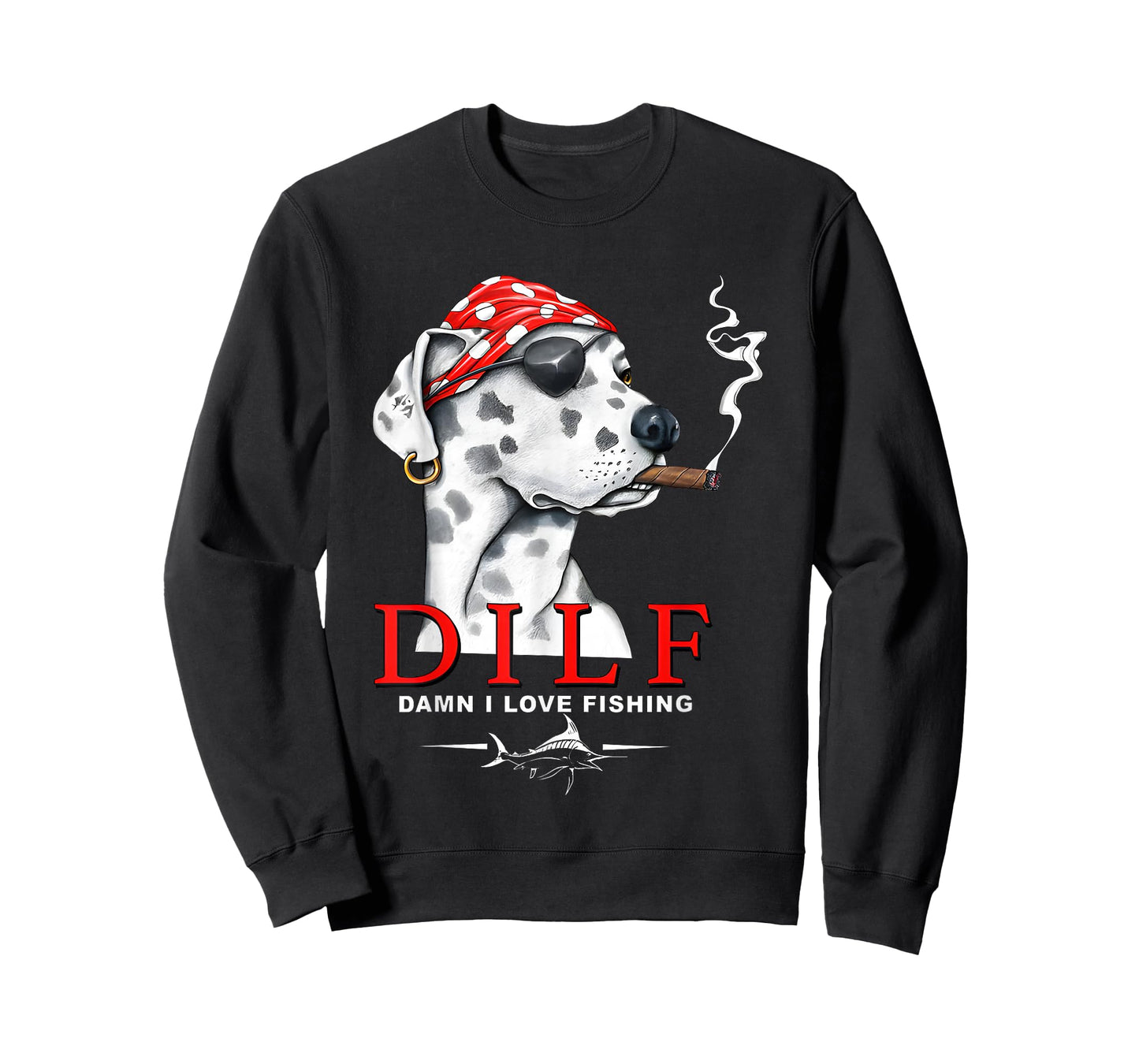Dog DILF Damn I Love Fishing T-Shirt