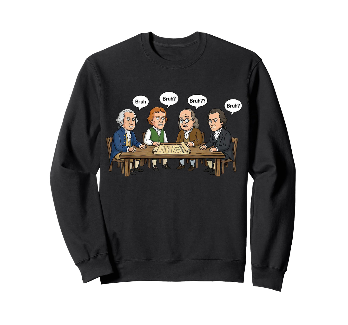 Funny History Teacher Founding Fathers Historical Humor T-Shirt