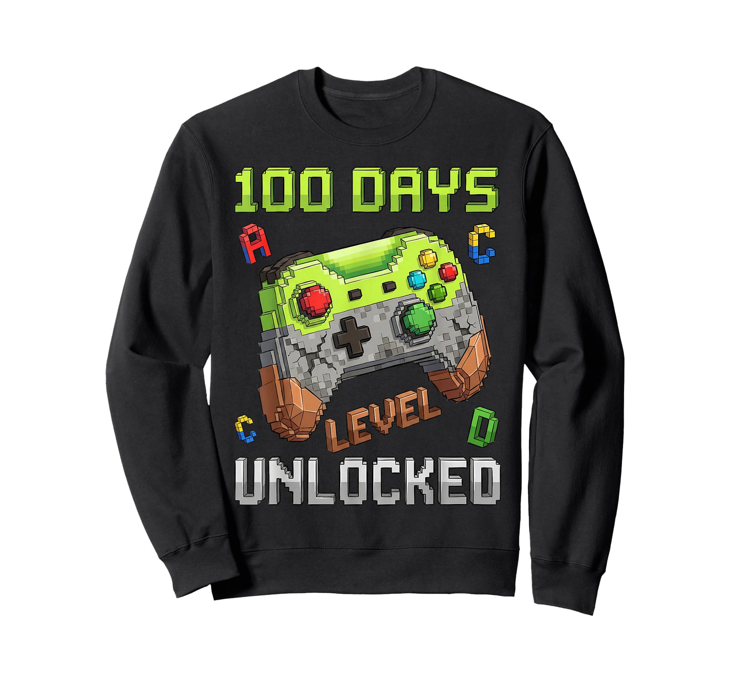 100 Days Level Unlocked Gaming 100 Days of School Boys T-Shirt