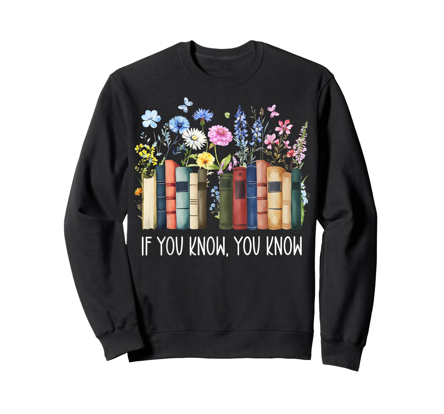 If You Know You Know 6 7 Reading Books Merry Christmas T-Shirt