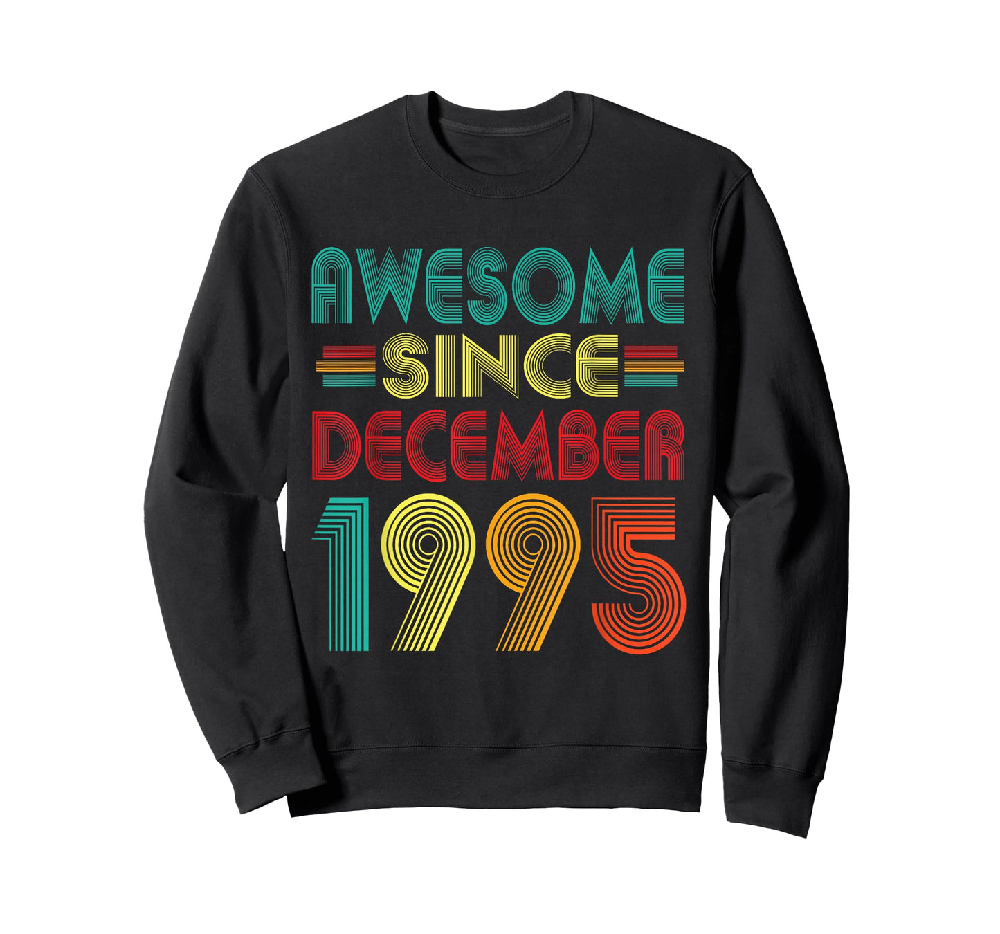 Awesome Since December 1995 Years 30th Bday Funny Vintage T-Shirt
