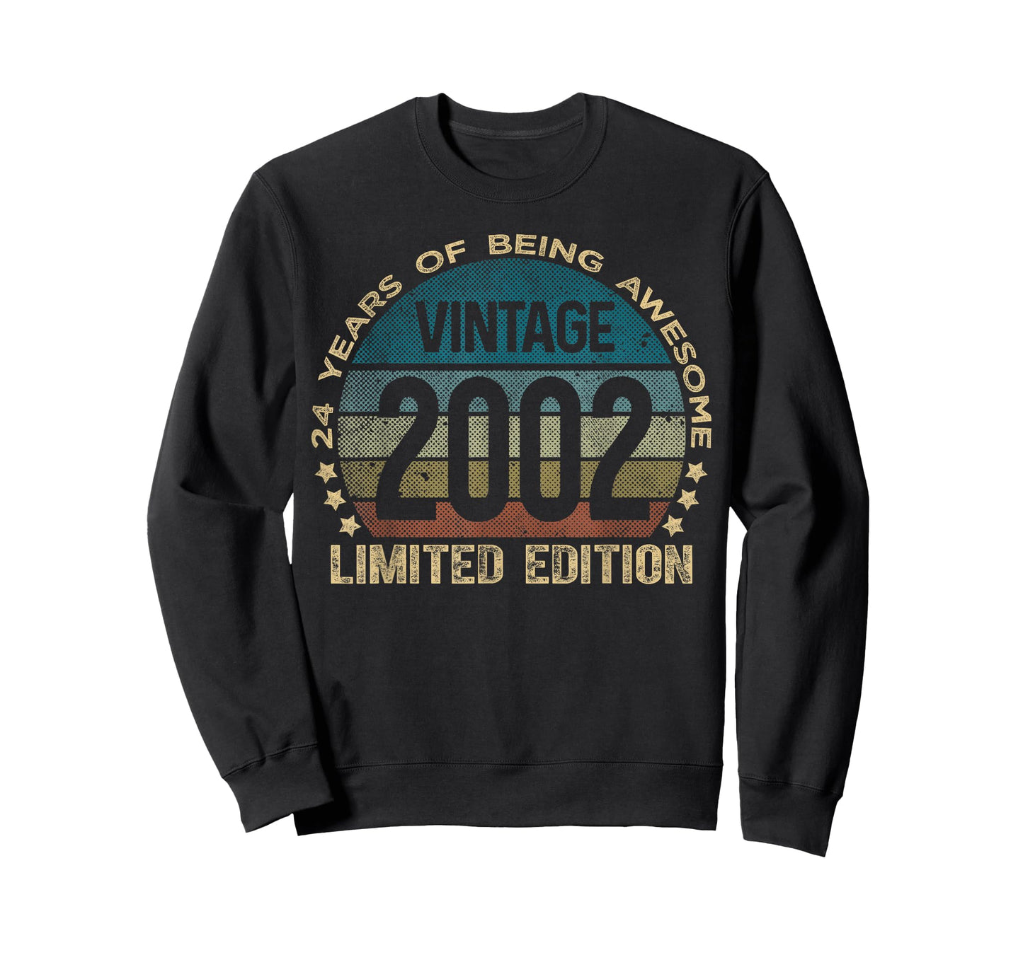24 Year Old Gifts Vintage 2002 Limited Edition 24th Birthday T-Shirt