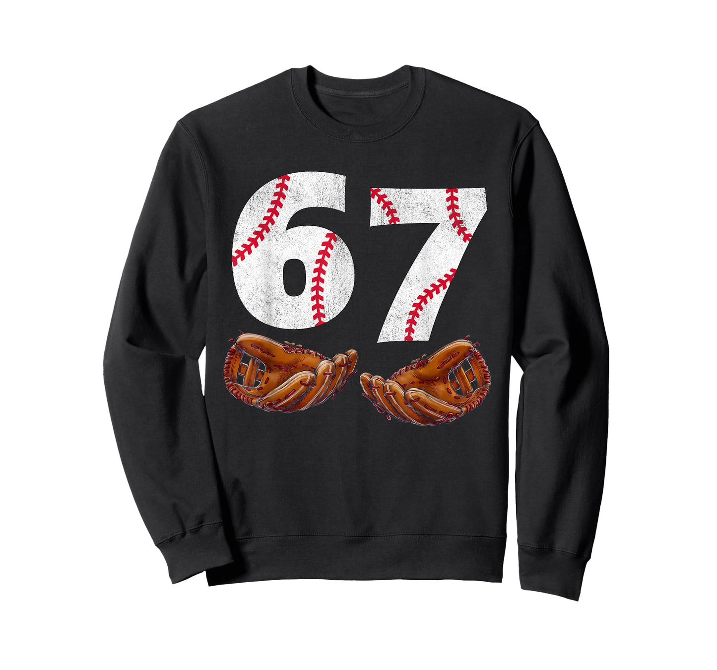 67 Trend Baseball Glove Number Style T-Shirt