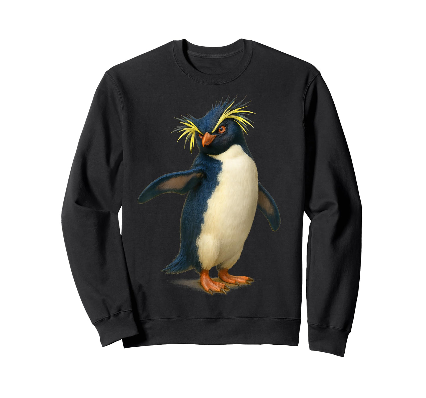Rockhopper Penguin Illustration for Men Women Kids T-Shirt