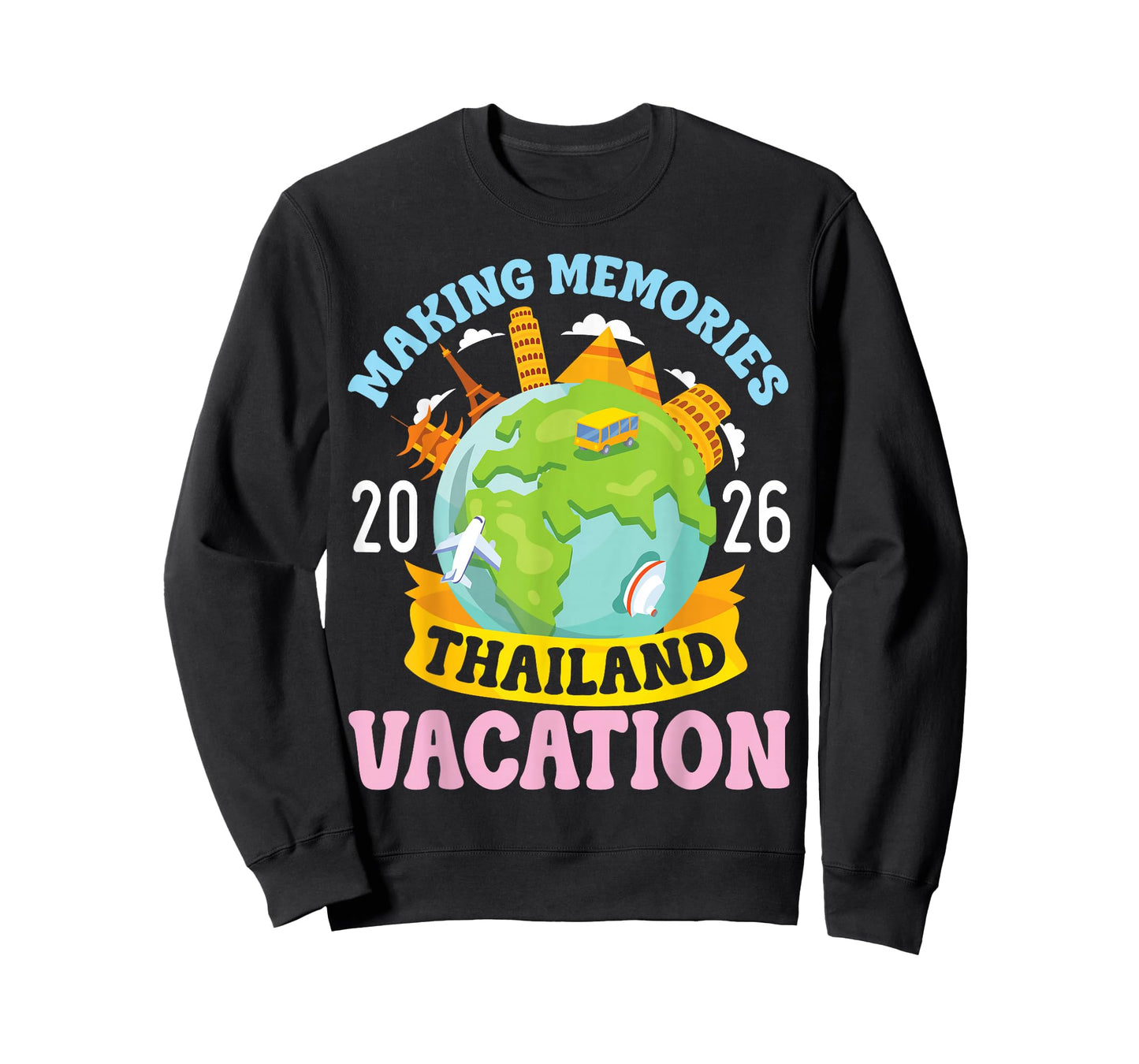 Thailand Vacation 2026 Travel Making Memories Family Trip T-Shirt