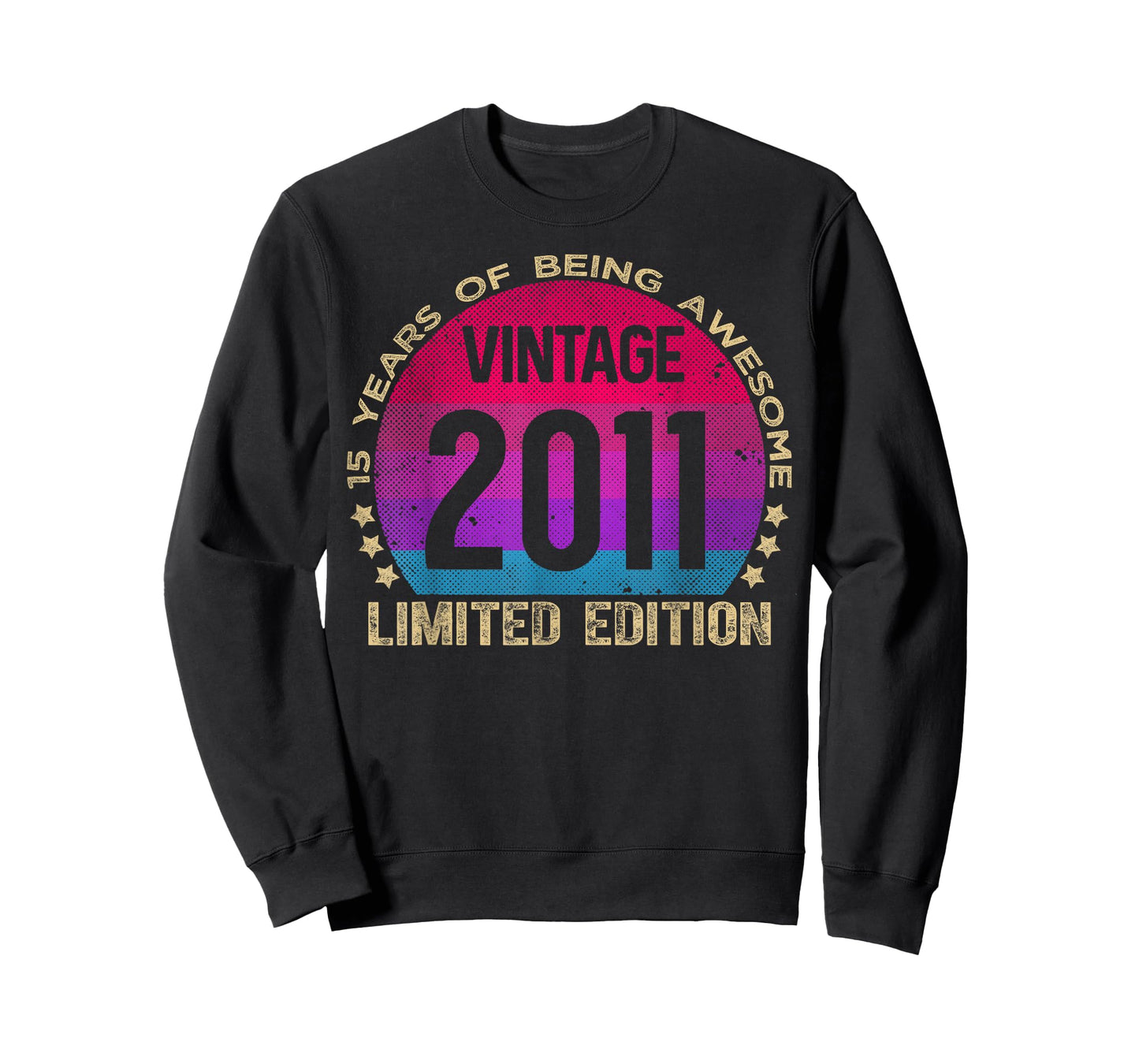 15 Year Old Gifts Vintage 2011 Limited Edition 15th Birthday T-Shirt