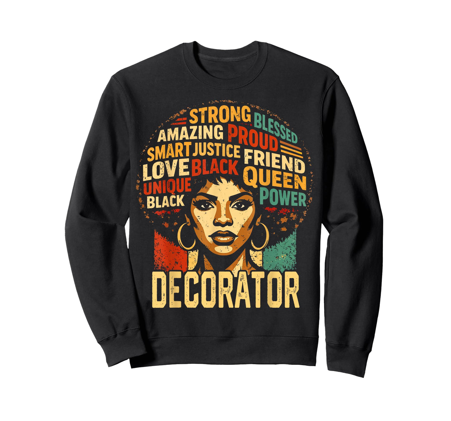 Decorator Black History Month Powerful Black Pride T-Shirt