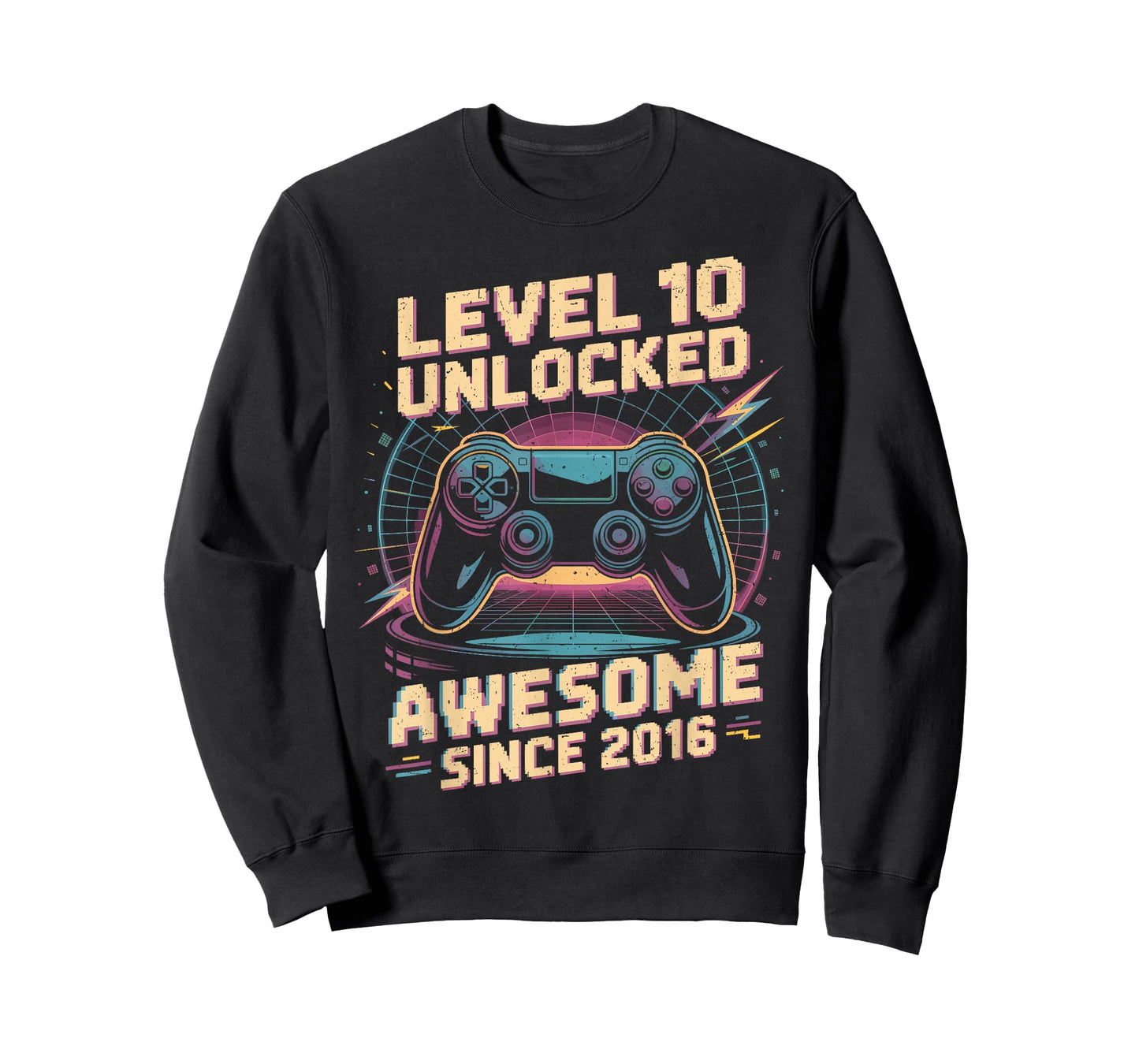 10 Year Old Boy Level 10 Gamer 2016 10th Birthday Party Gift T-Shirt