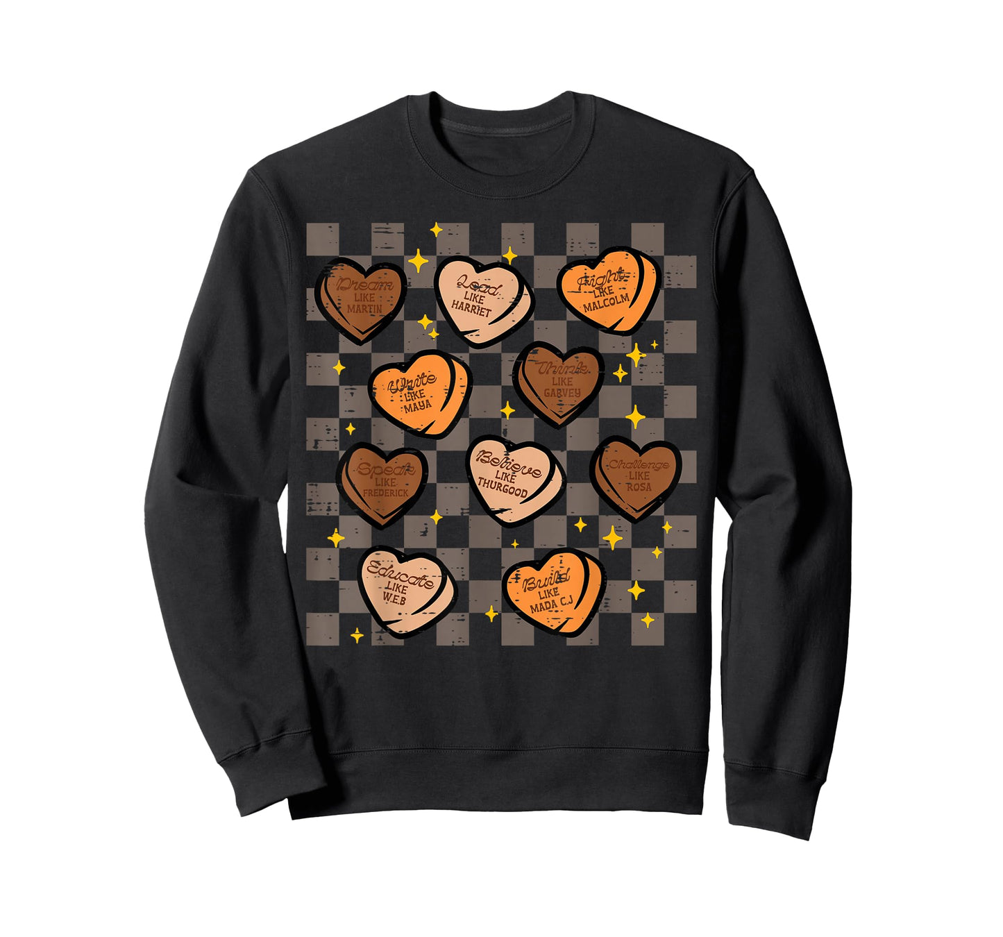 Black History Dream Like Martin Heart Retro Women Girls Kids T-Shirt