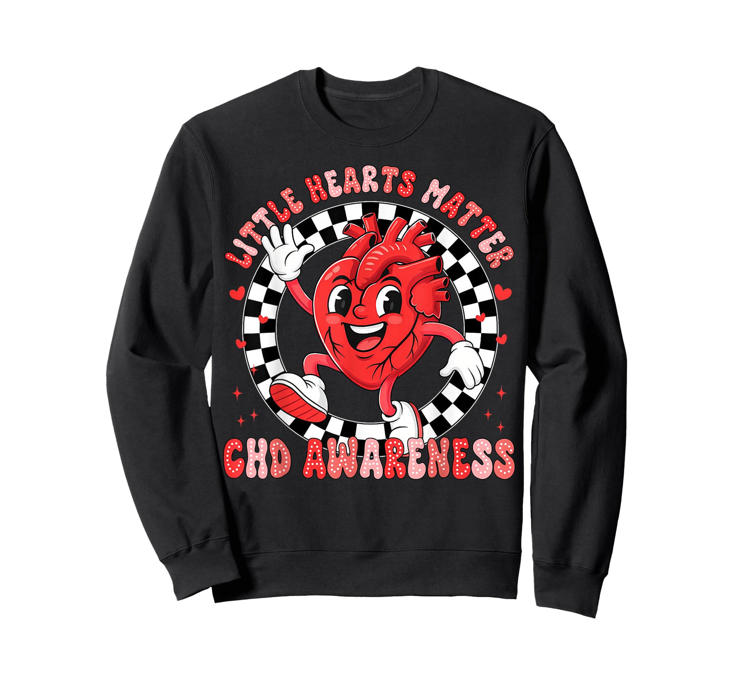Heart Anatomy Valentine Little Heart Matter CHD Awareness T-Shirt