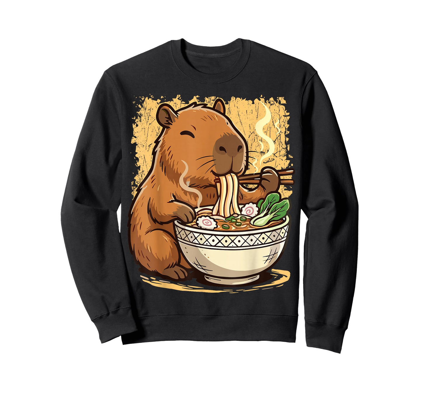 Capybara Eating Ramen Noodles T-Shirt