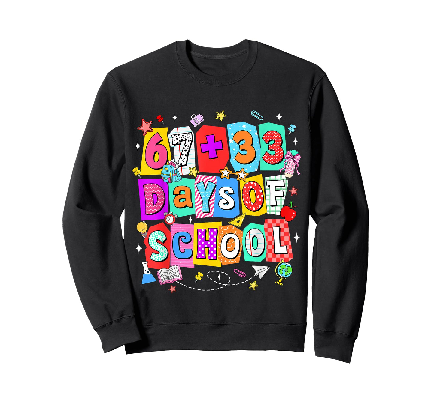 Happy 67 33 Days of School 100th Day of School Teachers Kids T-Shirt