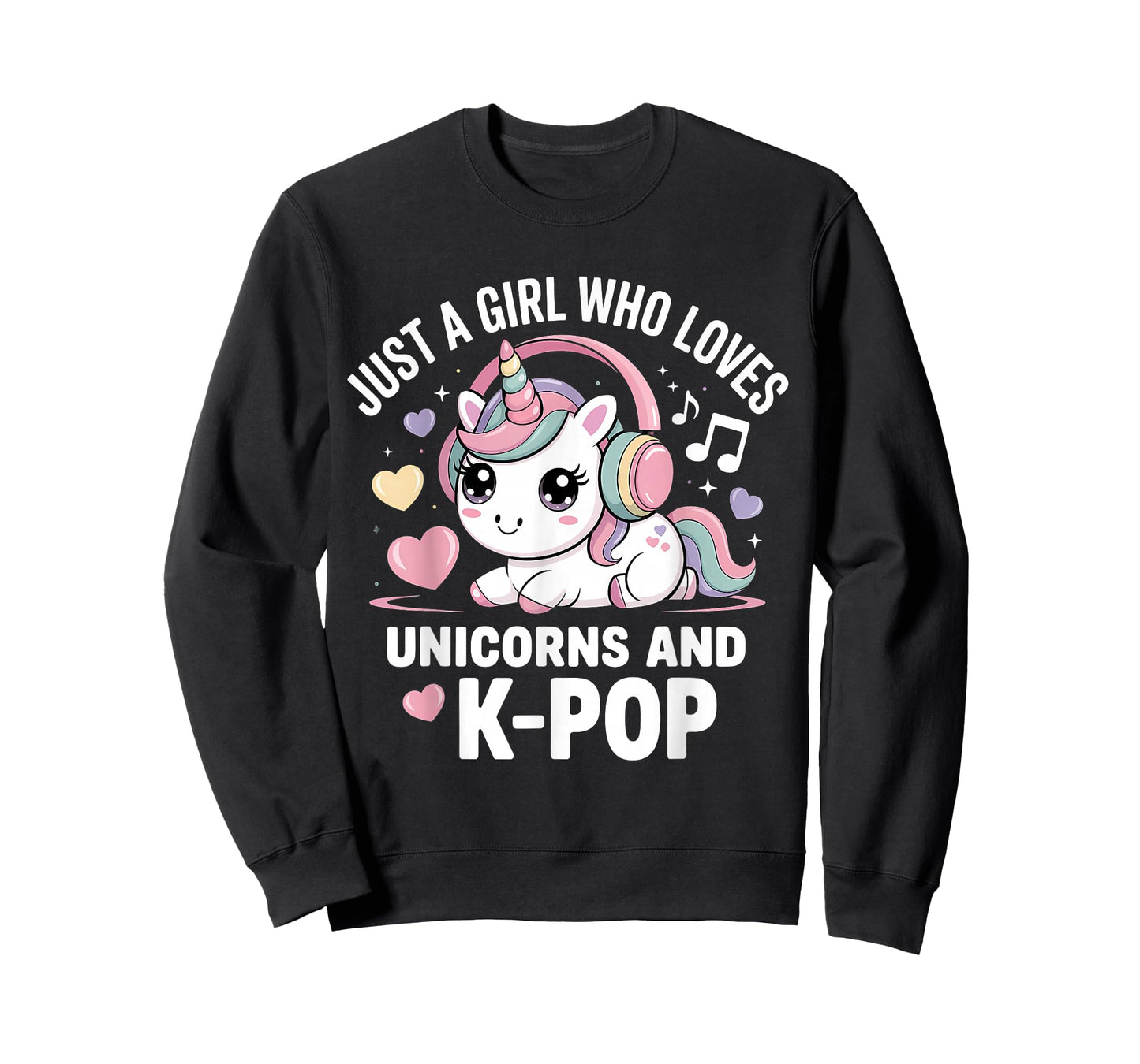Just A Girl Who Loves K-Pop Unicorns Girl K Pop Kpop T-Shirt
